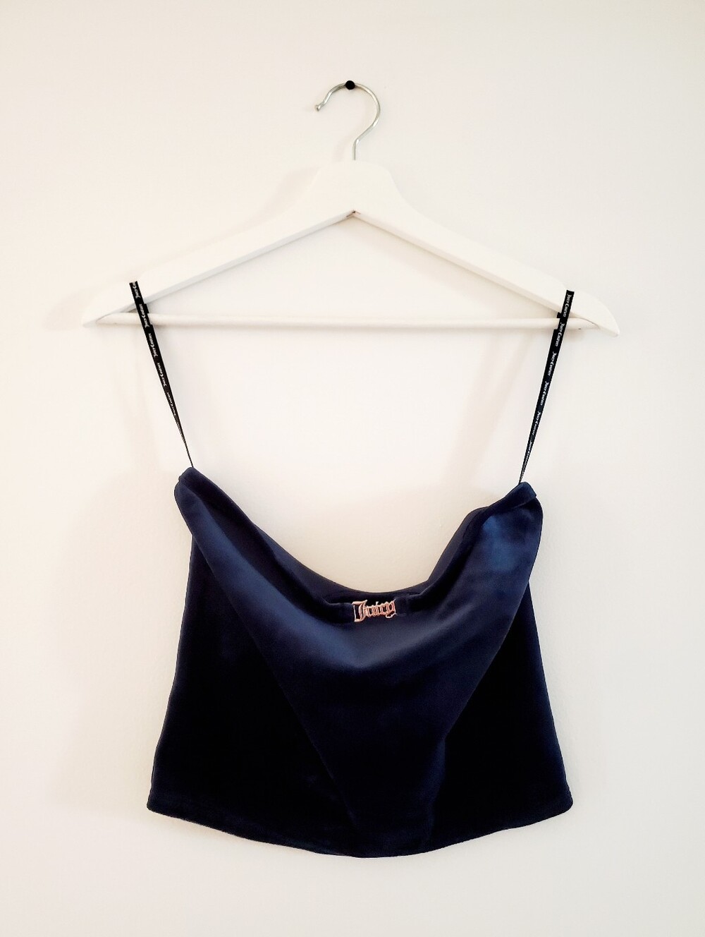 Juicy Couture Navy Velvet Top
